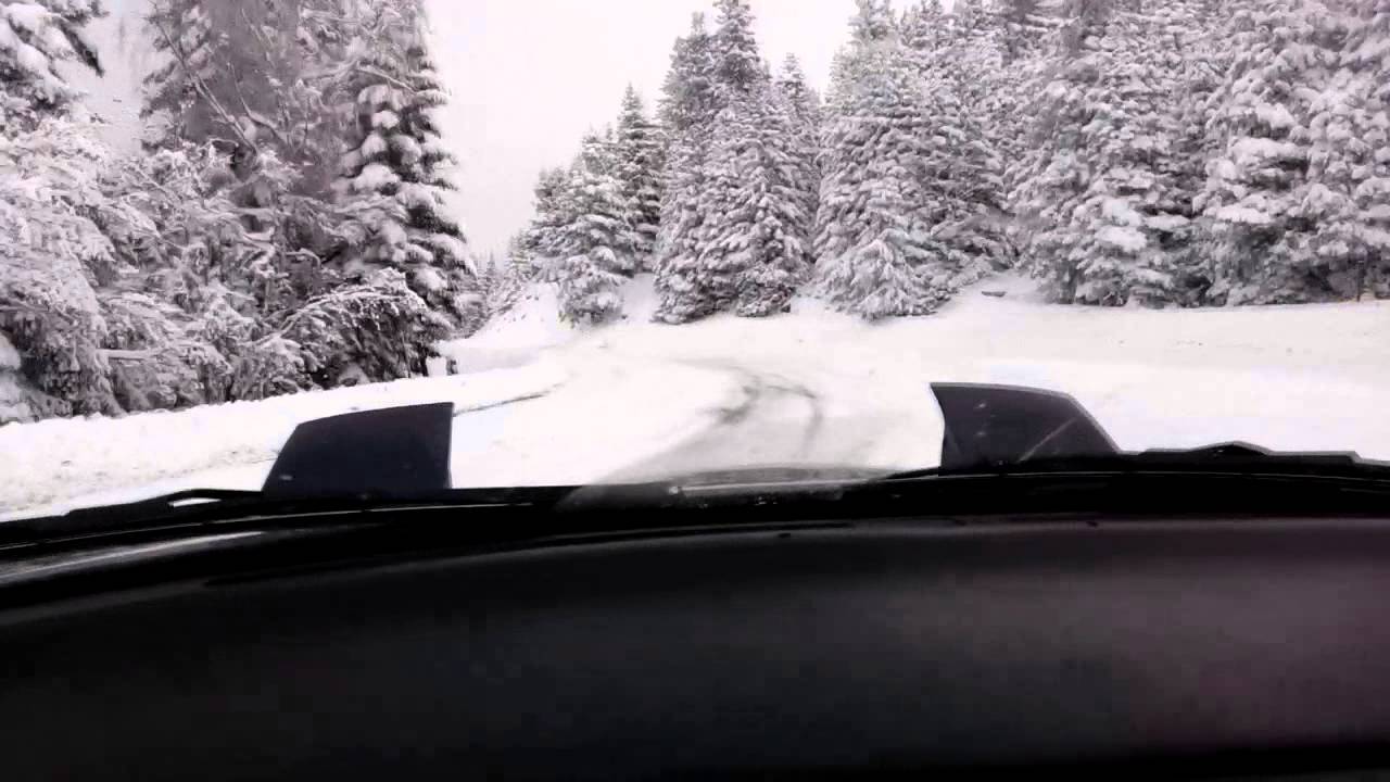 How (NOT) to drive on Snow  Miata Drift